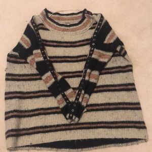 Free People striped sweater